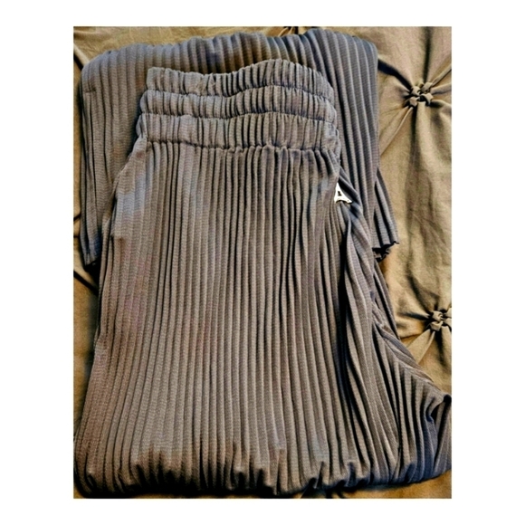 Pleated Trousers - Steel Blue - Picture 5 of 11